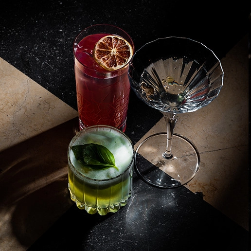 Cocktails servidos durante uma despedida de solteiro no Dans le Noir ?