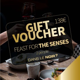Offer an insolit gift card: a dinner in the dark in Lisbon